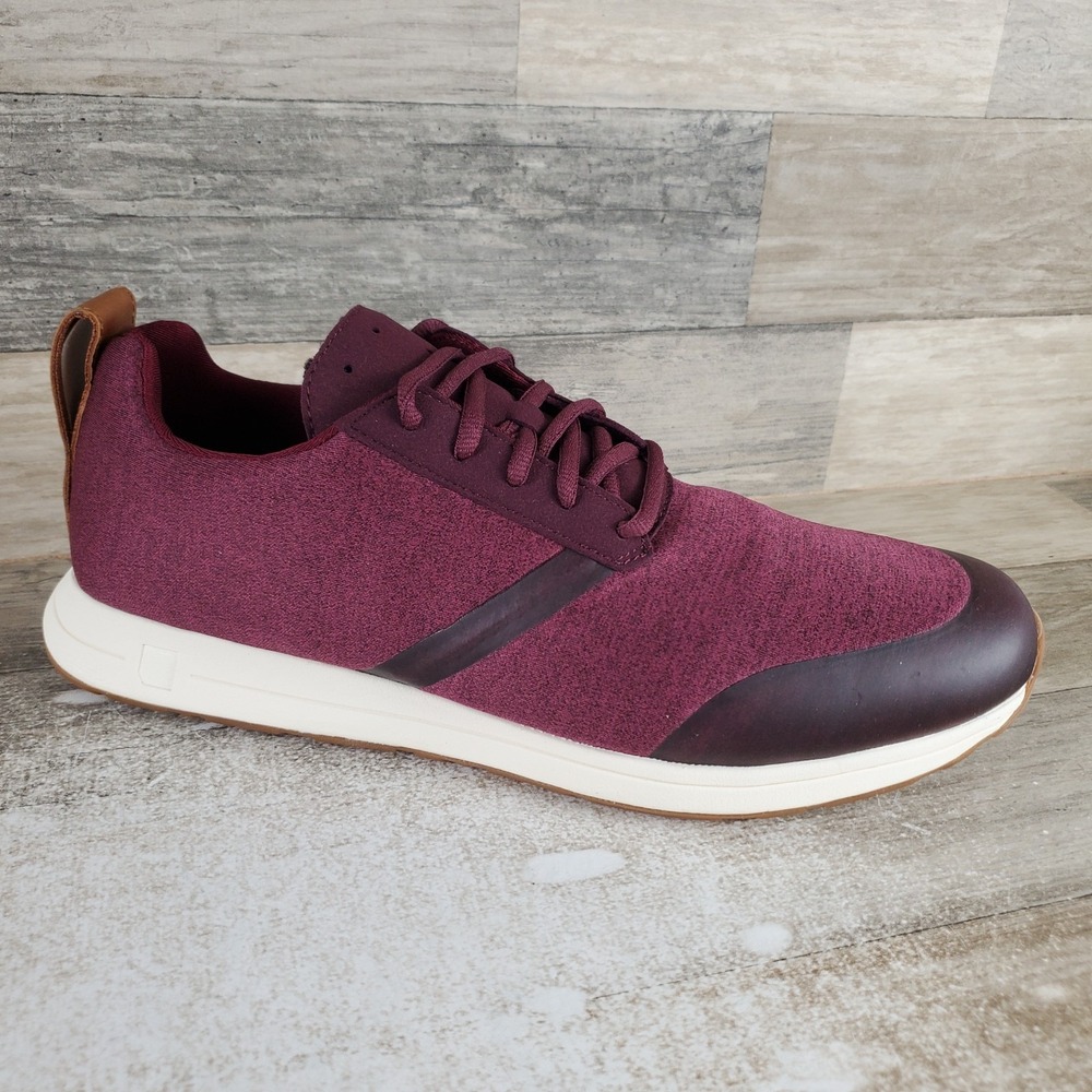 YORK Athletics The Henry Sweatshirt Mens Shoes Sz 11.5 Maroon Lace Up Sneakers
